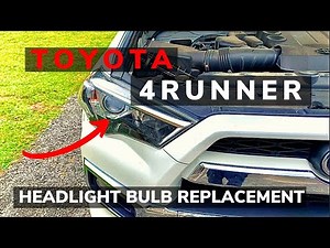 ¿Cómo reemplazar las bombillas de los faros en Toyota 4Runner?