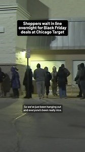 Black Friday 2024 is underway in Chicago, with some shoppers waiting overnight in the freezing cold to snag the best deals. 🥶 #blackfriday #shopping #target #taylorswift #chicago | NBC Chicago