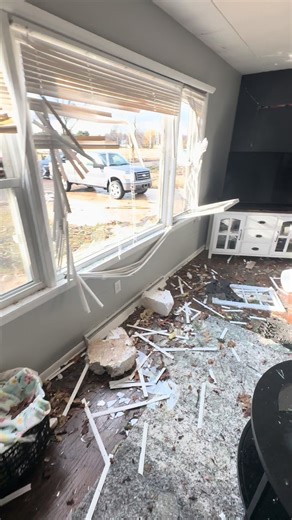Our housee 😩 🌪️ was hit by a tornado!!! ##tornado #disaster #omg #wow #tragic