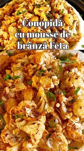 Cauliflower with Feta Mousse - Simple, fast and tasty