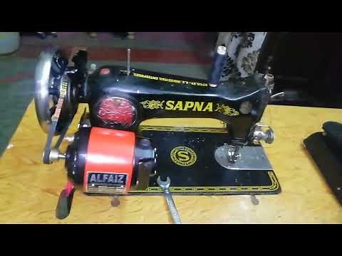 How to set up sewing machine motor || kuttu machine motor feeting || Tailor machine moter fitting