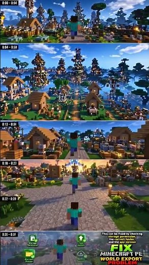How To Export Any World in MCPE 1.21+ 🔥 Easy & Working Method!#MINECRAFT #tutorial