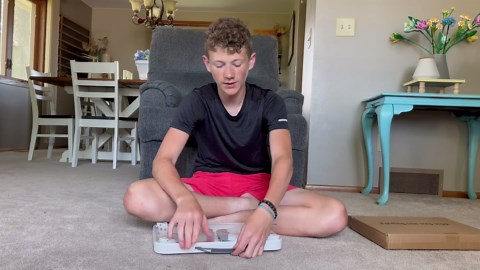 Sattiyrch Step Stool for Adult,Portable Folding Metal Small One Step Stool with Non Slip Platform,Bed Foot Stool 6.8"(H),Max Load 330 lbs