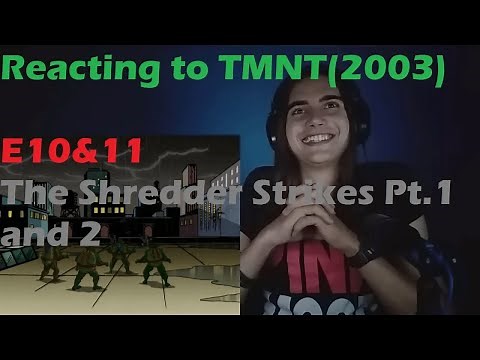 TMNT 2003 - S1E10/11 - The Shredder Strikes Part 1 & 2 [Reaction - The Nostalgia Trip - E7]