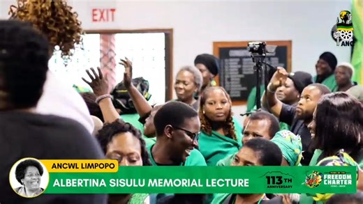 3.9K views · 114 reactions | [WATCH] Albertina Sisulu Memorial Lecture, ANCWL Limpopo. | ANCWL Limpopo | Facebook
