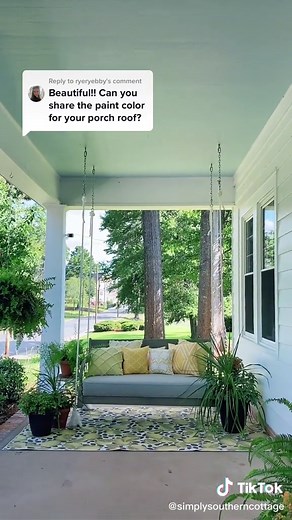 Exploring the Meaning Behind Blue Porch Ceilings | Southern Style Inspiration