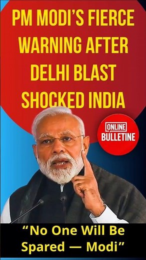 PM MODI STRIKES BACK! Explosive Speech After Delhi Blast
