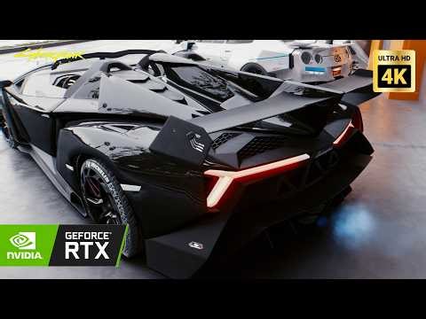 Cyberpunk 2077 Ultra Realistic Car Showcase & Driving – Insane Mods 😳🔥