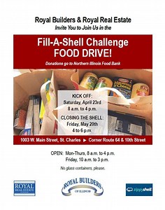 Royal Builders & Royal Real Estate Fill-A-Shell Challenge Food Drive