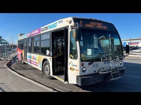 (Ride Video) Milton Transit | 2016 Novabus LFS 1702 | 1 High Point