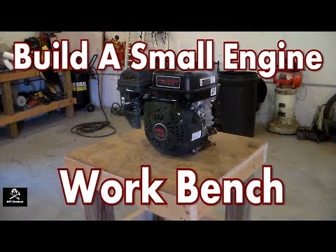 How to Build a Small Work Bench / Stand for Small Engine Repairs