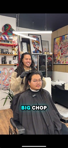 Big Chop 🚀🔥 Textured Fringe w/ Modern Mullet ✂️ First Cut Since COVID 😮‍💨 Queens, NY 📍 LINK IN BIO TO BOOK AN APPOINTMENT‼️ #newyorkbarber #queensbarber #domfaded #haircut #transformation