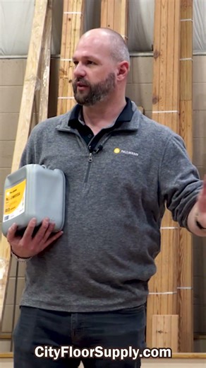Applying Pallmann Pall-X WhiteSeal Wood Floor Sealer | City Floor Supply #floor #shorts #diy #wood