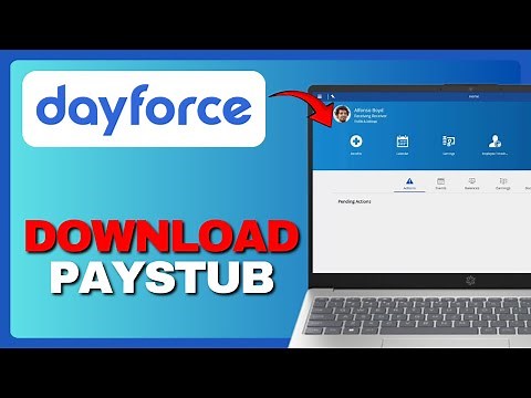 HOW TO DOWNLOAD PAYSTUB FROM DAYFORCE 2025!