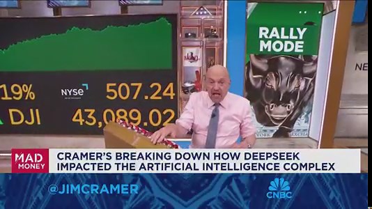 Today the DeepSeek nightmare officially came to a close, says Jim Cramer