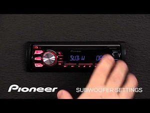 How To - DEH-X2700UI - Subwoofer Settings