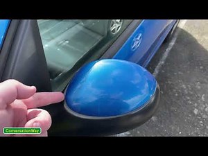 How to Replace a Wing Mirror Cap - Peugeot Wing Mirror Cap Removal and Respray - Colour: KMF | [4K]