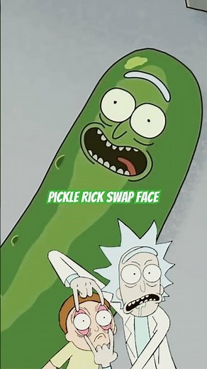Rick and Morty: Pickle Rick swap face!!! #picklerick #rickandmorty #memes #pickle #rickandmortyfunny