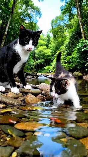 Tuxedo Cats in the Amazon 🌴