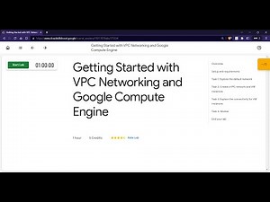 Getting Started with VPC Networking and Google Compute Engine | GCCP #lab