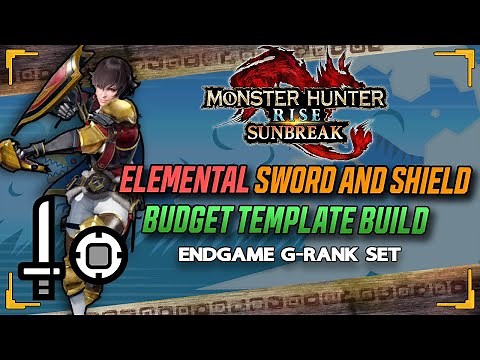 Sunbreak Sword and Shield (SnS) Build - All 5 Elements! - Monster Hunter Rise Sunbreak!