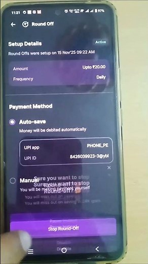 Jar app round off band kaise kare | jar app autopay off