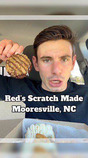 128K views · 1.9K reactions | Red’s Scratch Made Cookies Review in Mooresville, North Carolina | Nik Metcalf Food Reviews | Facebook