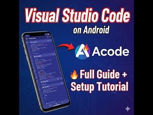 Use Visual Studio Code on Android with Acode 🔥 Full Guide + Setup Tutorial