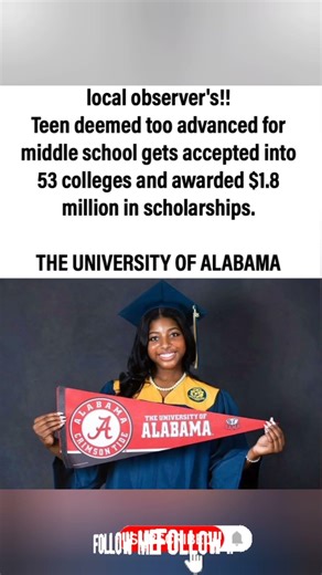 🎓 Teen too advanced for middle school → accepted to 53 colleges & $1.8M in scholarships! 🤯💰