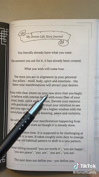 From the new guided journal book My Dream Life Story #manifestation #guidedjournal #journalwriting #journaling #dreamlife #mydreamlifestory #spiritualawakening #consciousness #selfimprovement #writeyourstory #awareness