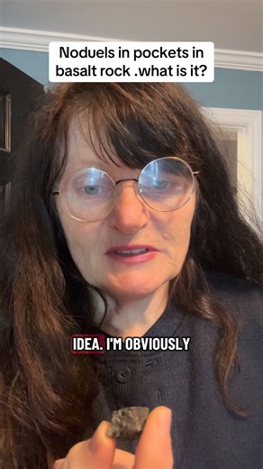 Breaking a bassalt rock to figure out what those nodules are in the pockets. What is it? #Basalt #rock #breaking | Wild Earth Treasures