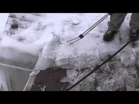 Ice Dam Removal by Dam Breakers