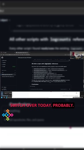 Leonardo Collado Torres on Instagram: "[2026-01-16] Using Positron IDE on HPC nodes (JHPCE) (clip 4/4) Geo Pertea discussed how the AI provides semantic understanding of code 🧠💻, showing how objects are generated from different parts of the codebase 🔗. He acknowledged that you can do this manually too 👨‍💻, and sometimes manual inspection might actually be more rigorous 🔍✅, as he was trying to argue with the AI model 🤖💬. He wrapped up by saying "that's it" 🎬, and then Nick Eagles enthusi