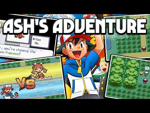 Pokemon Ash's Adventure - GBA ROM Hack, play as Ash Ketchum in Kanto with new rivals, gen 9
