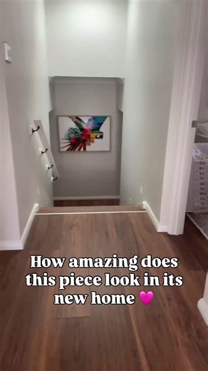 “I am absolutely besotted!” 🥰 Messages like this truly stay with me Thank you so much for sending through this beautiful video and beautiful words, it means so much to see your stunning painting in its new home looking so loved 🩷 This was such a special piece to create and seeing it now in a space where it’s truly loved is the best part of what I do 🥰 If you’ve been thinking about a piece of your own, I’d love to create something just for you #ArtCollectors #IndigenousArt #OriginalArt #HomeSt