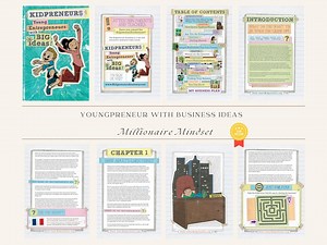 Kid Entrepreneur Guide, Youngpreneur With Business Ideas, How to Start, Youth Empowerment, Millionaire Mindset - Etsy