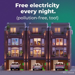 121K views · 24 reactions | Living greener feels even better when you can save money. Enjoy clean, renewable electricity that’s free every night. | Green Mountain Energy Company | Facebook