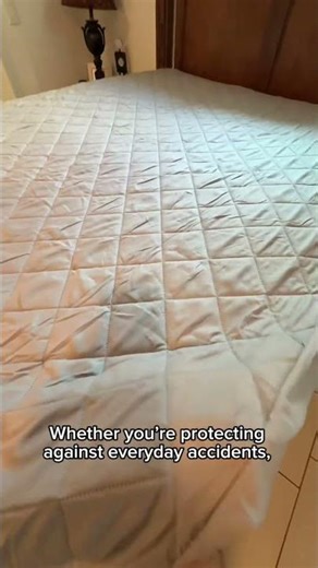 Queen Waterproof Mattress Protector – Grey (Up to 16″ Deep Pocket)#QueenMattress