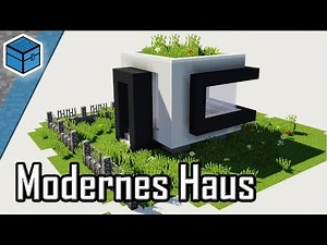 Kleines modernes Haus bauen Minecraft | Minecraft kleines modernes Haus bauen deutsch Tutorial