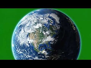 Realistic Earth Green Screen Overlay for Space VFX and Sci-Fi Films | No Copyright