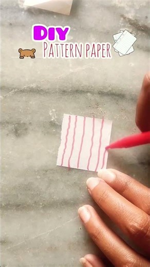 diy pattern paper for journal❤💥/ how to make journal paper at home 🌸#ytshorts #diy #journal ❤