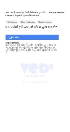 10th Science Plant Fertilization Process Explained