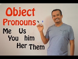 Aprender Object Pronouns en INGLES