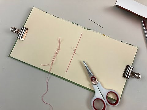 Paper Tip: How to Make a 3 Hole Pamphlet Stitch