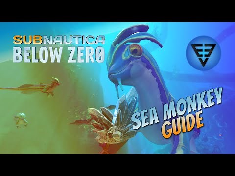 Sea Monkeys will bring you resources! Subnautica Below Zero
