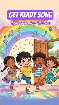 Ready for the Day!🎵| Sing Along | Kids Morning Routine Song (Fun & Easy) #shorts #cartoon #trending