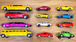 Die-cast Metal Scale Model Maisto and Welly Cars SUVs Cars and Sedans Cars from Floor | Toy Car Videos