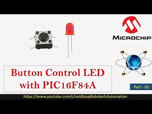 02 Button Control LED with PIC16F84A ||Proteus Simulation||