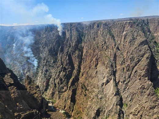 Trails open at Black Canyon of the Gunnison months after fire scorched thousands of acres