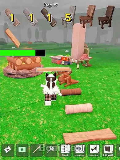 All Wood vs Grinder Table 🪵 🤔 99 nights in the forest #99nightsintheforest #99nights #roblox
